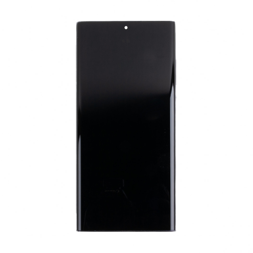 Дисплей с рамкой для Samsung S908B/S9080 (S22 Ultra) Черный Soft OLED, 120 Гц (Full Size)
