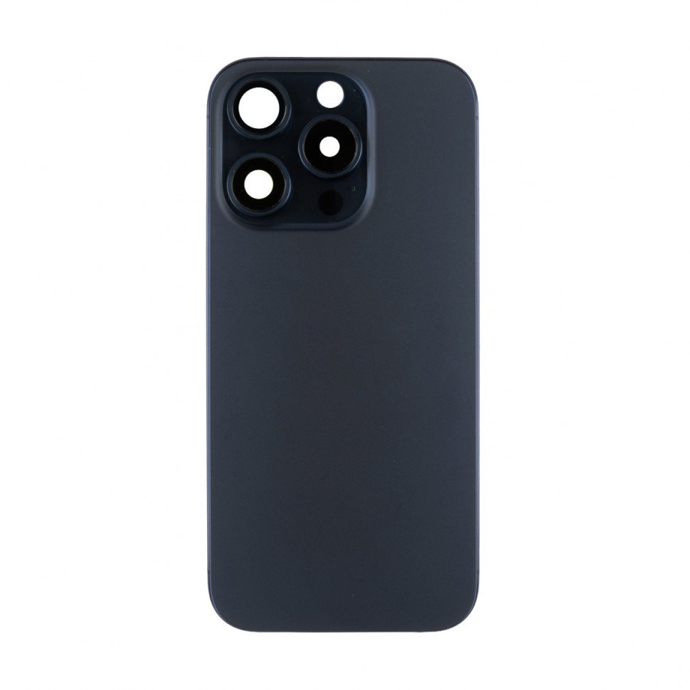 Корпус для iPhone 15 Pro (1 Sim) Синий - Премиум