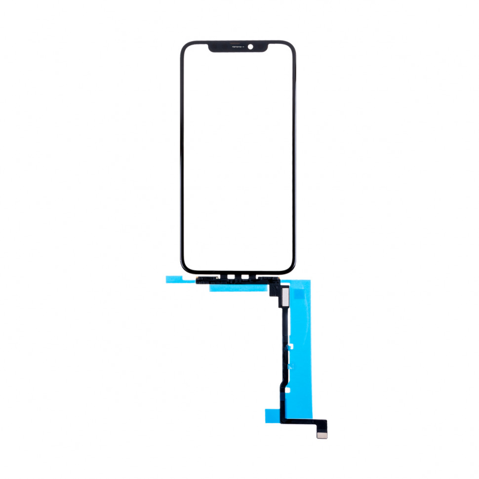 Стекло для iPhone 11 Pro с OCA пленкой с тачскрином Черный Оригинал (Mitsubishi)
