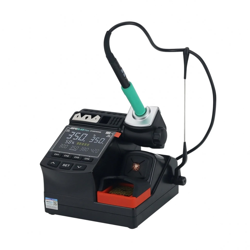 Паяльная станция Aifen A9 Plus (Т115/T210/T245) (120W, 1 канал, ручка T210 + 3 жала)