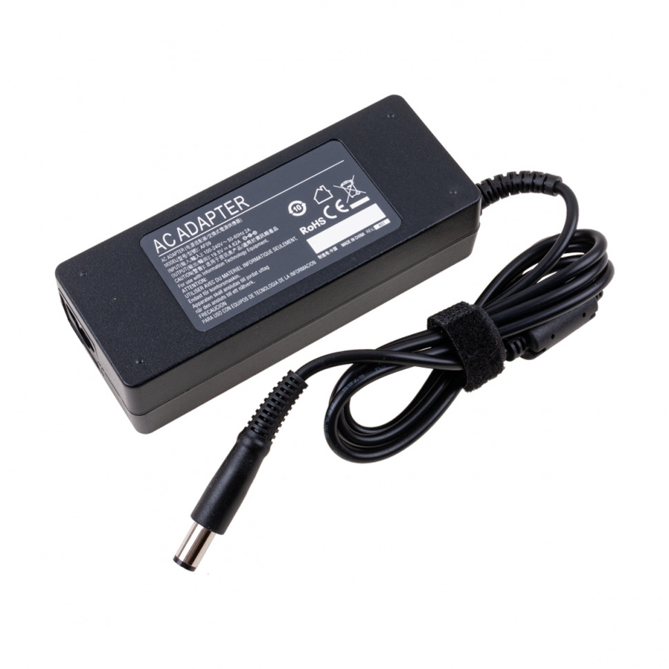 Блок питания для ноутбука Dell 19,5V, 4,62A, 90W (7,4×5,0 с иглой) - Стандарт (без кабеля)