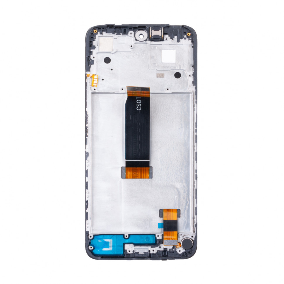 Дисплей с рамкой для Xiaomi Redmi 12 4G Черный Оригинал