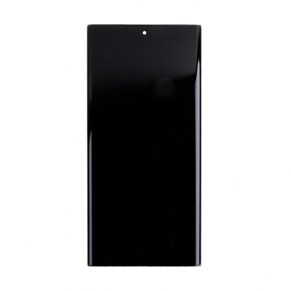 Дисплей с рамкой для Samsung S918B (S23 Ultra) Черный Soft OLED, 120 Гц (Full Size)