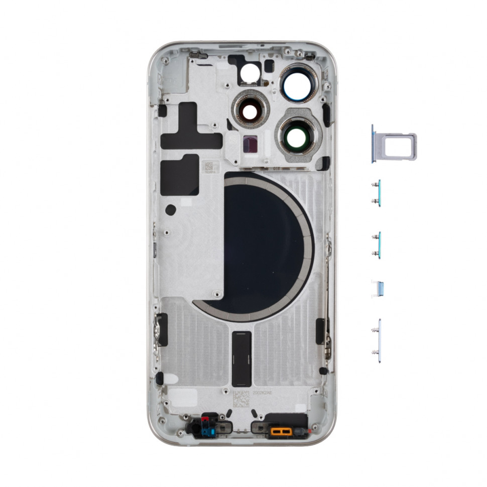Корпус для iPhone 15 Pro (1 Sim) Белый - Премиум