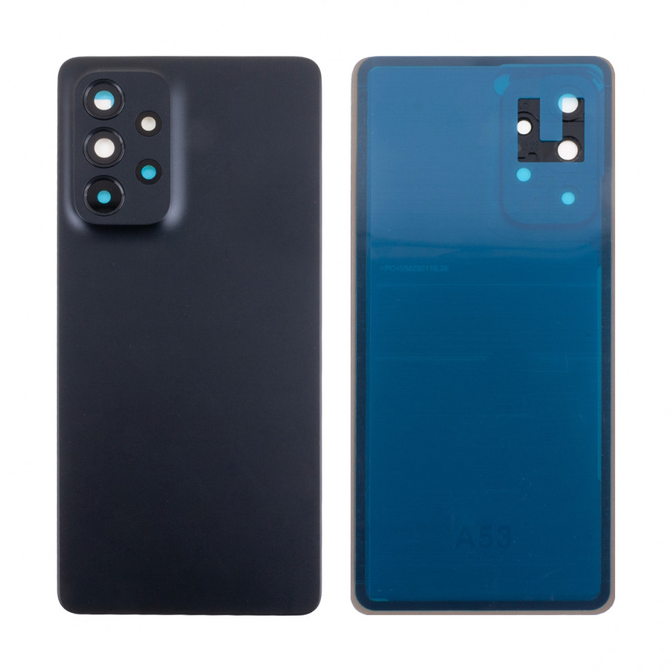 Задняя крышка для Samsung Galaxy A53 5G (A536B) Черный - Премиум