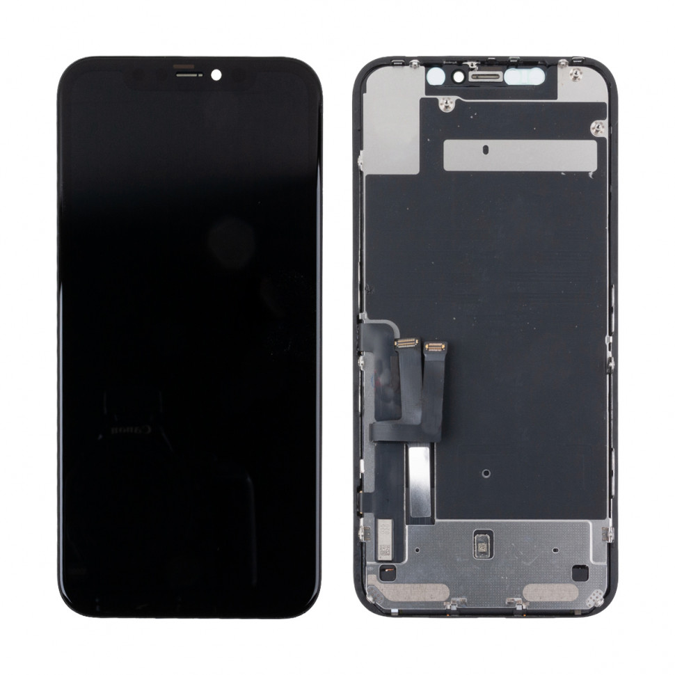 Дисплей для iPhone 11 с тачскрином Черный Оригинал (Заменено стекло и тач)