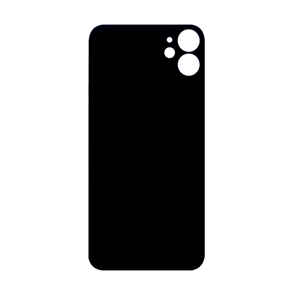 Задняя крышка для iPhone 11 Зеленый (стекло, широкий вырез под камеру, логотип)