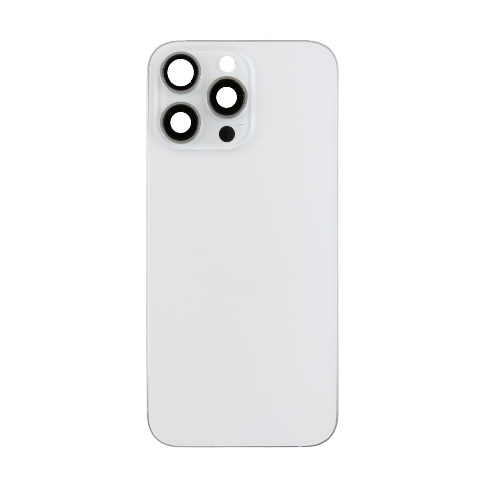 Корпус для iPhone 15 Pro Max (1 Sim) Белый - Премиум