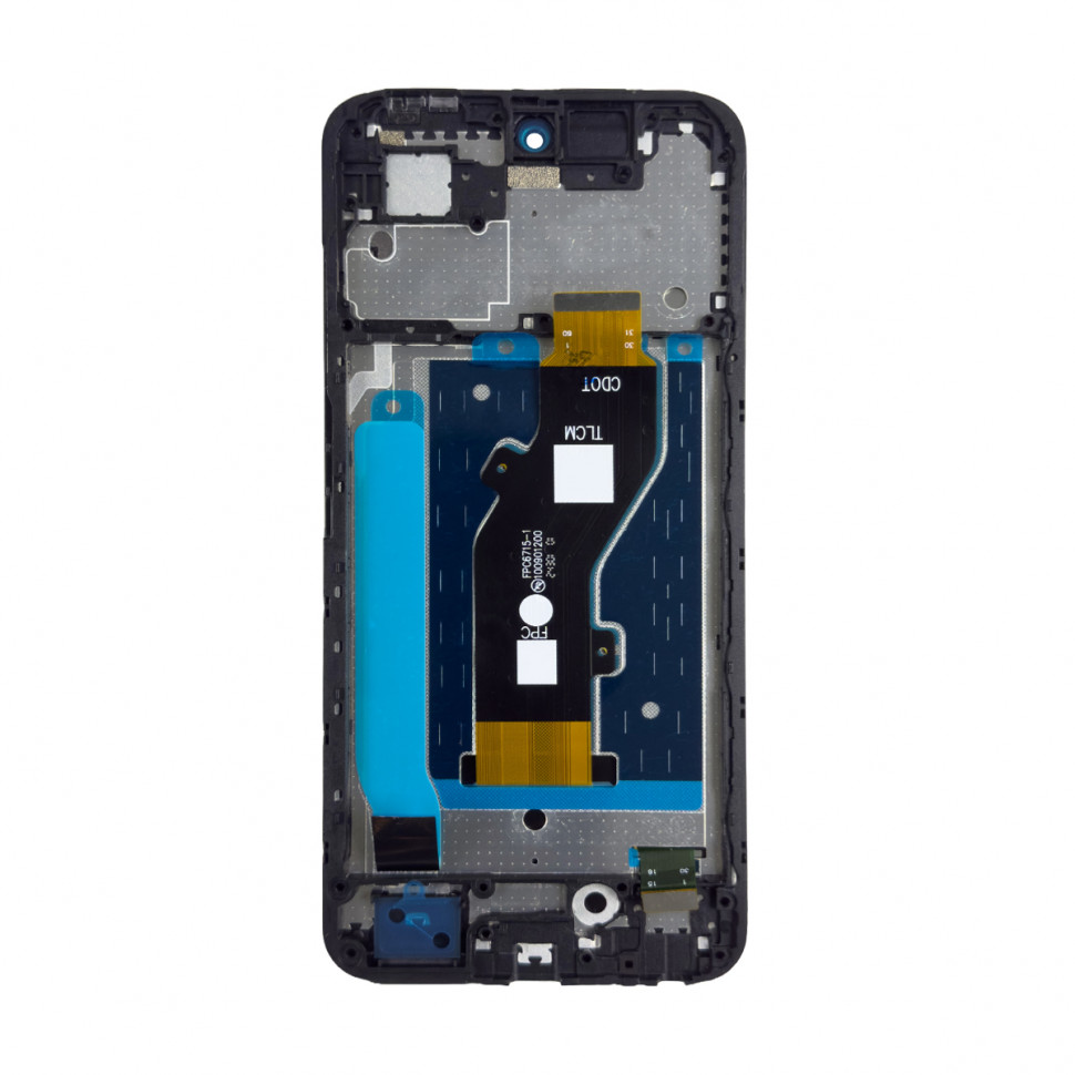 Дисплей с рамкой для Infinix Hot 50i Черный Оригинал