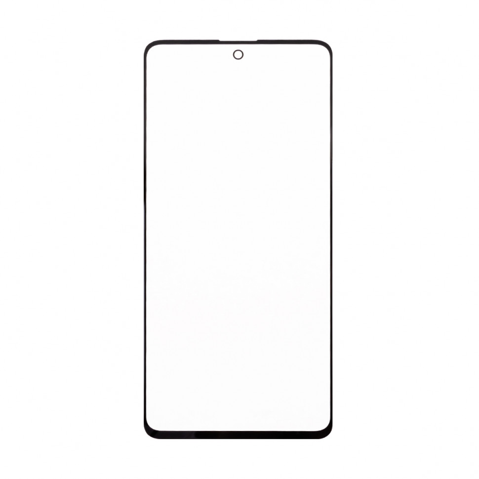 Стекло для Samsung A515F/M317F (A51/M31s) с OCA пленкой Черный - (Feaglet)