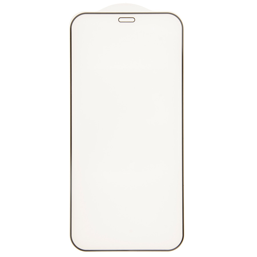 Защитное стекло "Премиум" для iPhone 12 mini Черный (Закалённое+, полное покрытие)