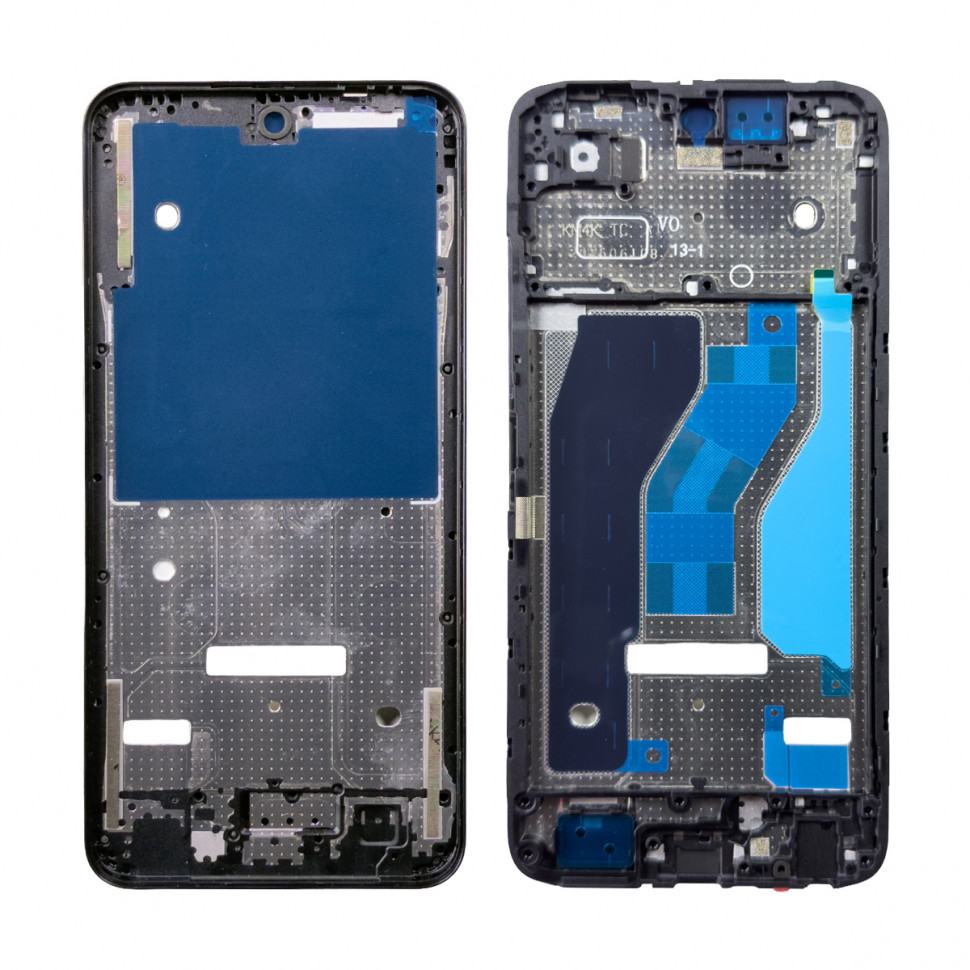 Рамка дисплея для Tecno Spark 40C Черный (возможен дефект ЛКП)