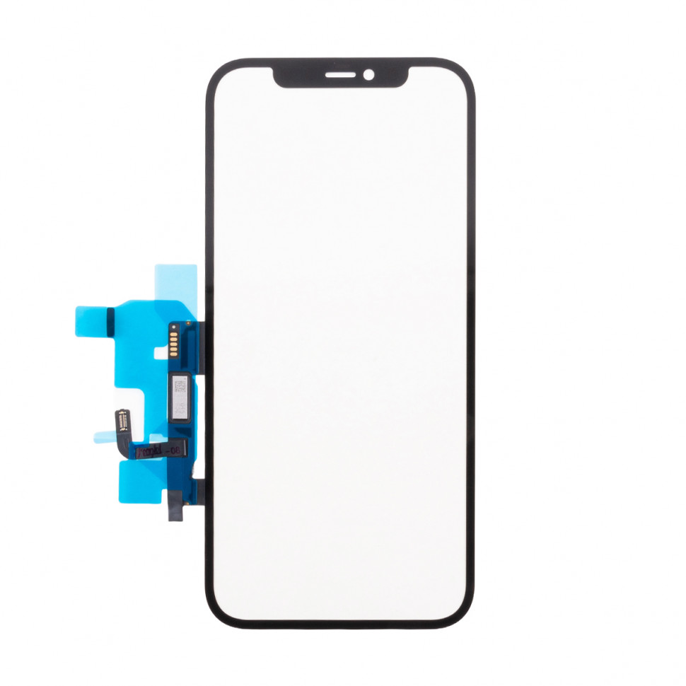 Стекло для iPhone 12/12 Pro в сборе с тачскрином и OCA пленкой Черный Оригинал (Feaglet)