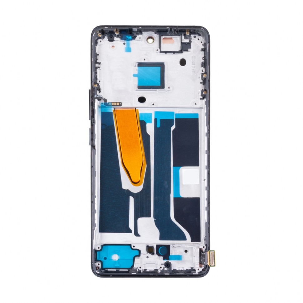 Дисплей с рамкой для Realme 11 Pro 5G/11 Pro+ 5G Черный Оригинал