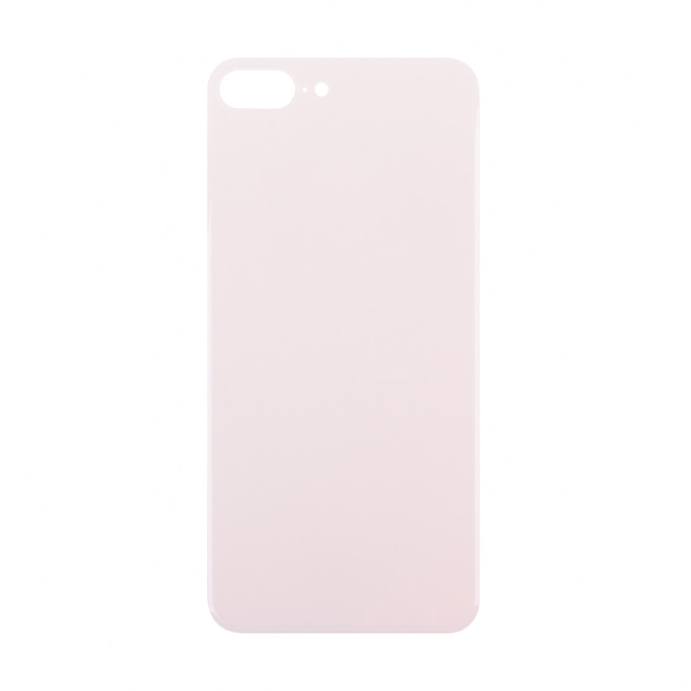 Задняя крышка для iPhone 8 Plus Золото (стекло, широкий вырез под камеру, логотип) - Премиум