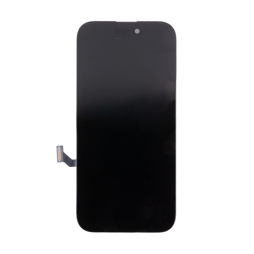 Дисплей для iPhone 15 с тачскрином Черный Hard OLED, Full HD (площадка под IC)