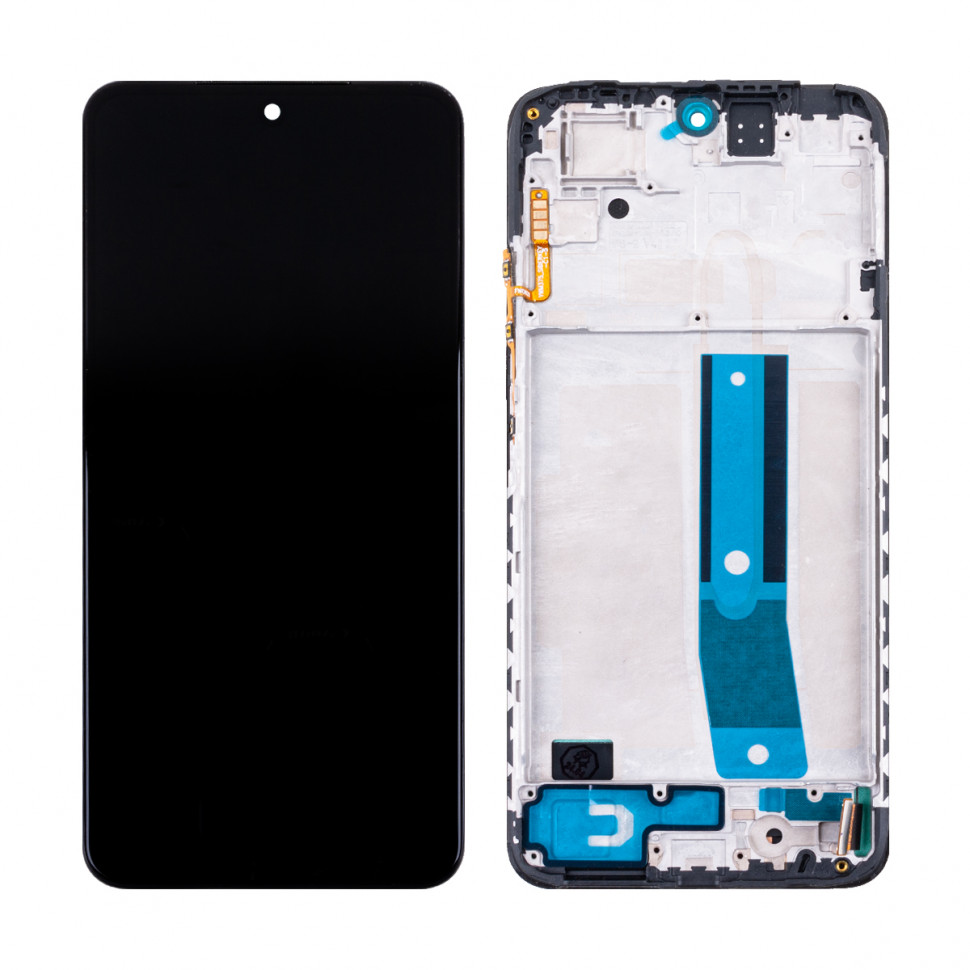 Дисплей с рамкой для Xiaomi Redmi Note 11 Черный In-Cell