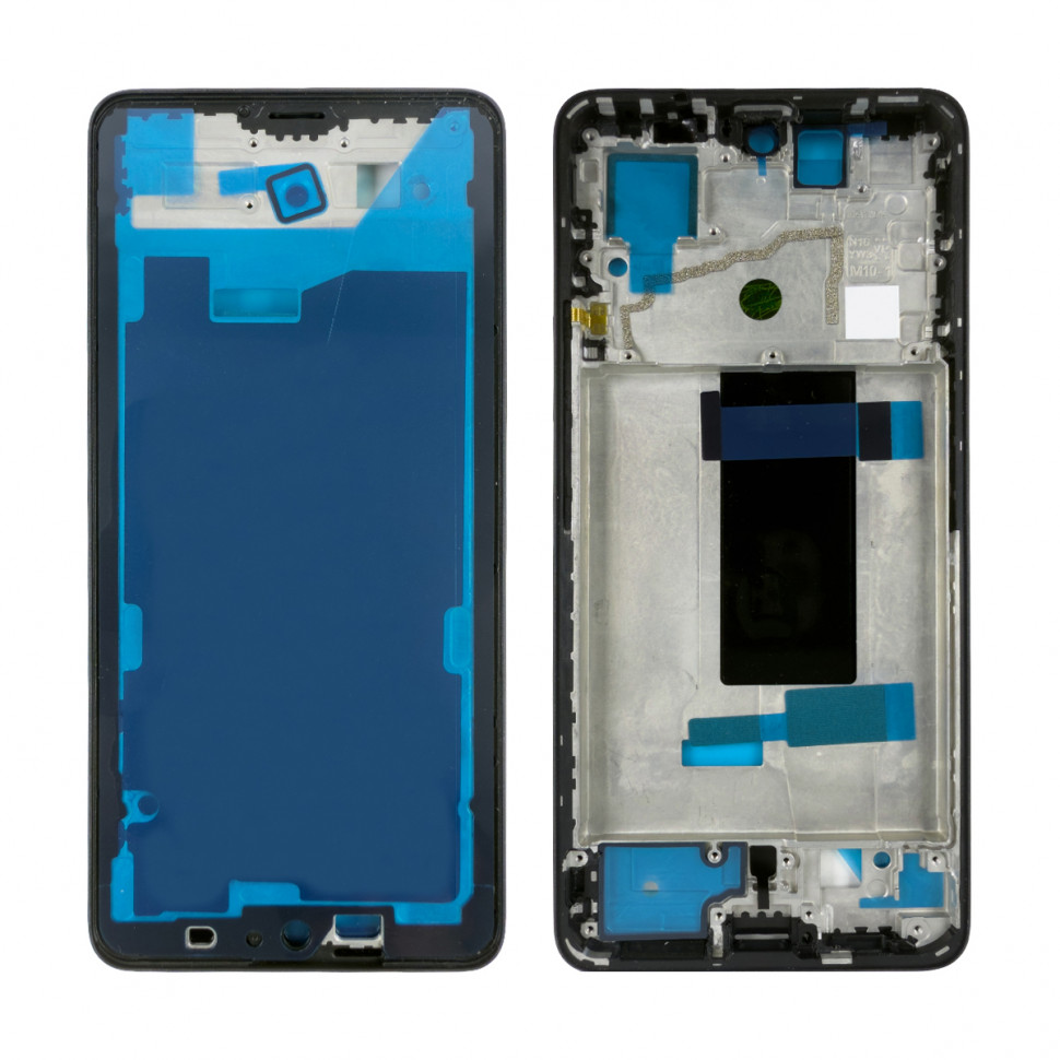 Рамка дисплея для Xiaomi Poco X6 5G/Redmi Note 13 Pro 5G Черный (возможен дефект ЛКП)