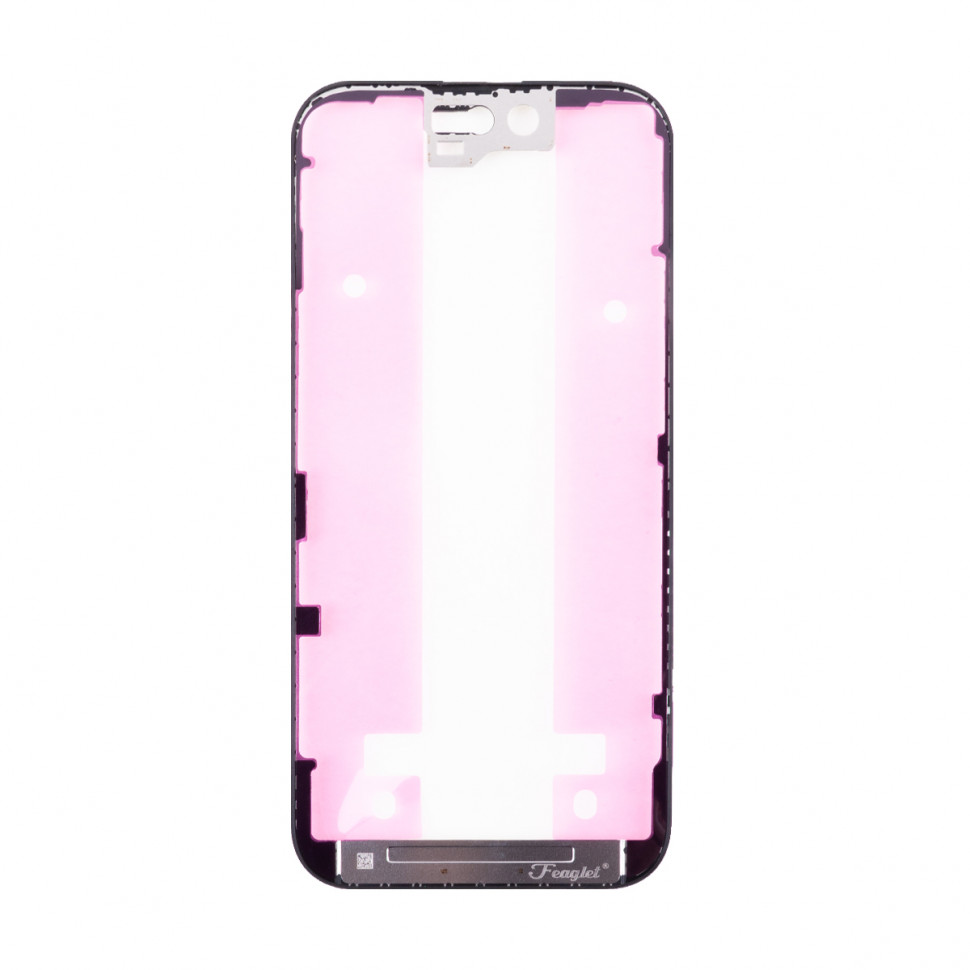 Рамка дисплея для iPhone 15 Черный Оригинал (Feaglet)