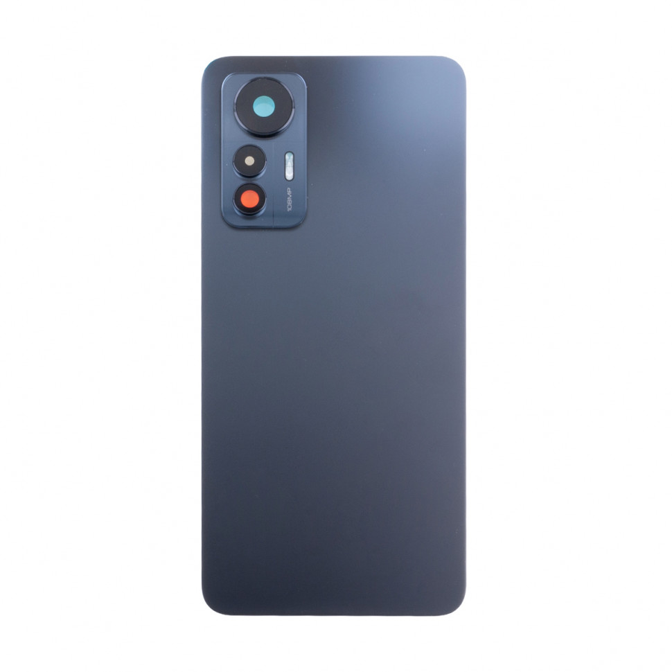 Задняя крышка для Xiaomi 12 Lite Черный - Премиум