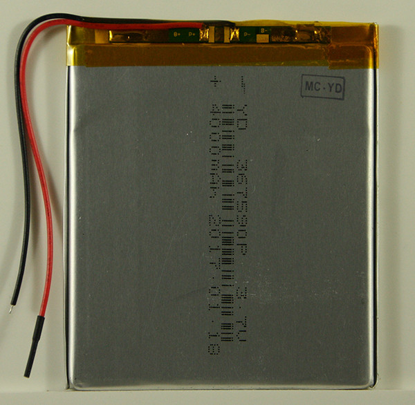 Аккумулятор универсальная 367590p 3,7v Li-Pol 4000 mAh (3.6*75*90 mm)