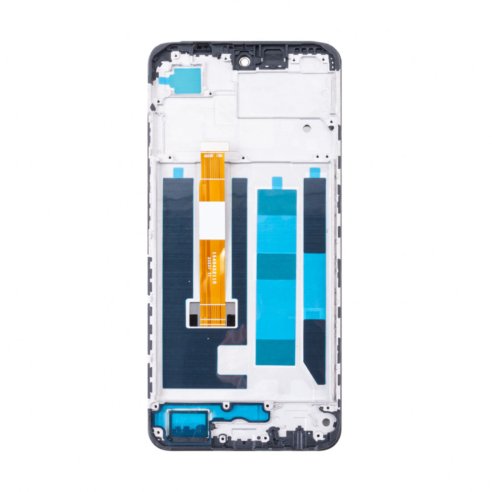 Дисплей с рамкой для Realme C55 Черный Оригинал