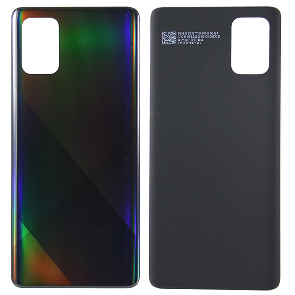 Задняя крышка для Samsung A715F (A71) Черный