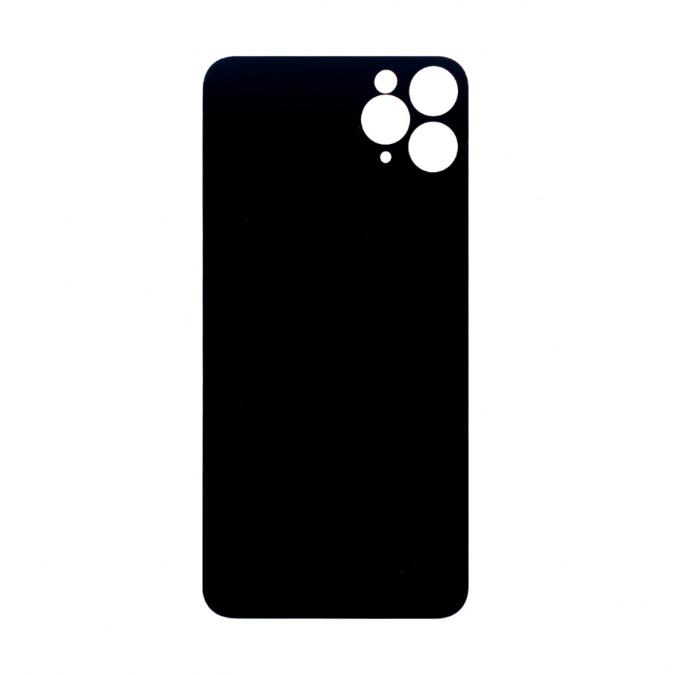 Задняя крышка для iPhone 11 Pro Max Золото (стекло, широкий вырез под камеру, логотип)