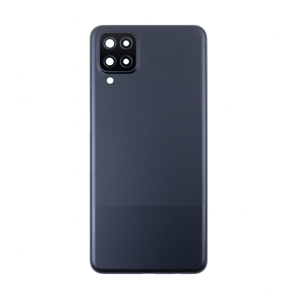 Задняя крышка для Samsung A125F/A127F (A12/A12 Nacho) Черный - Премиум