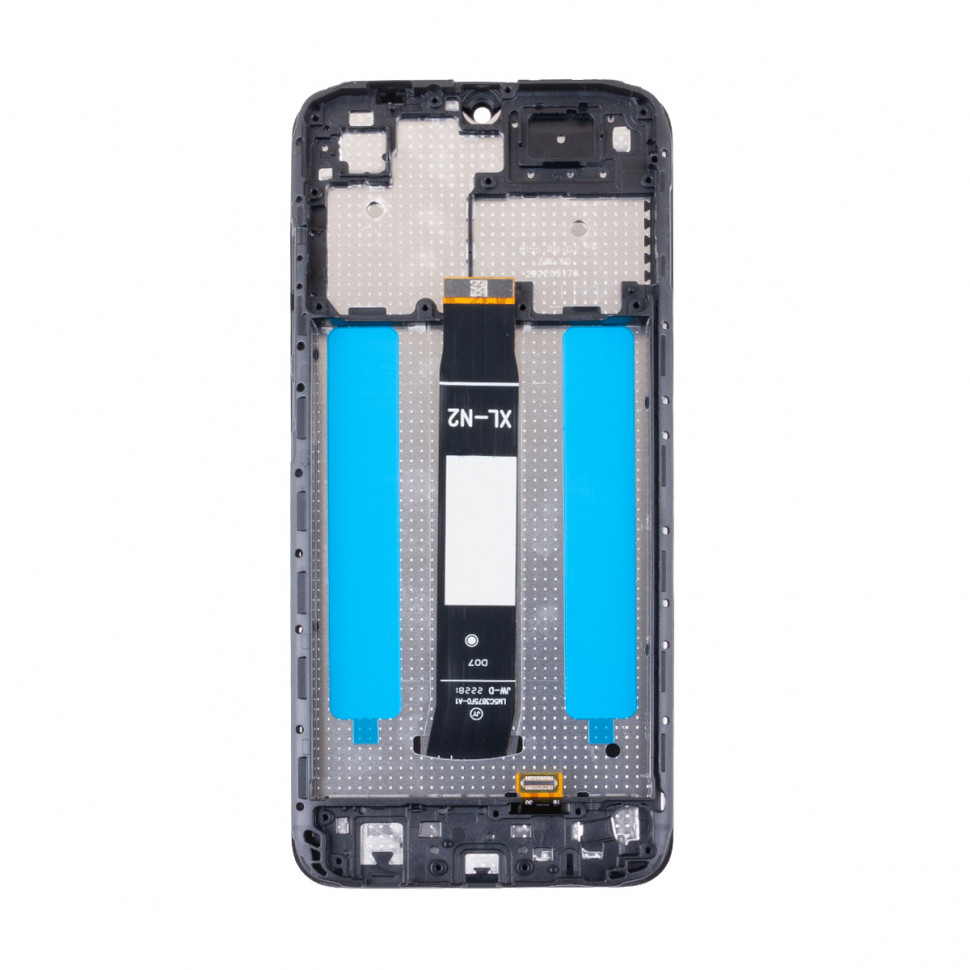 Дисплей с рамкой для Xiaomi Poco C51 Черный Оригинал