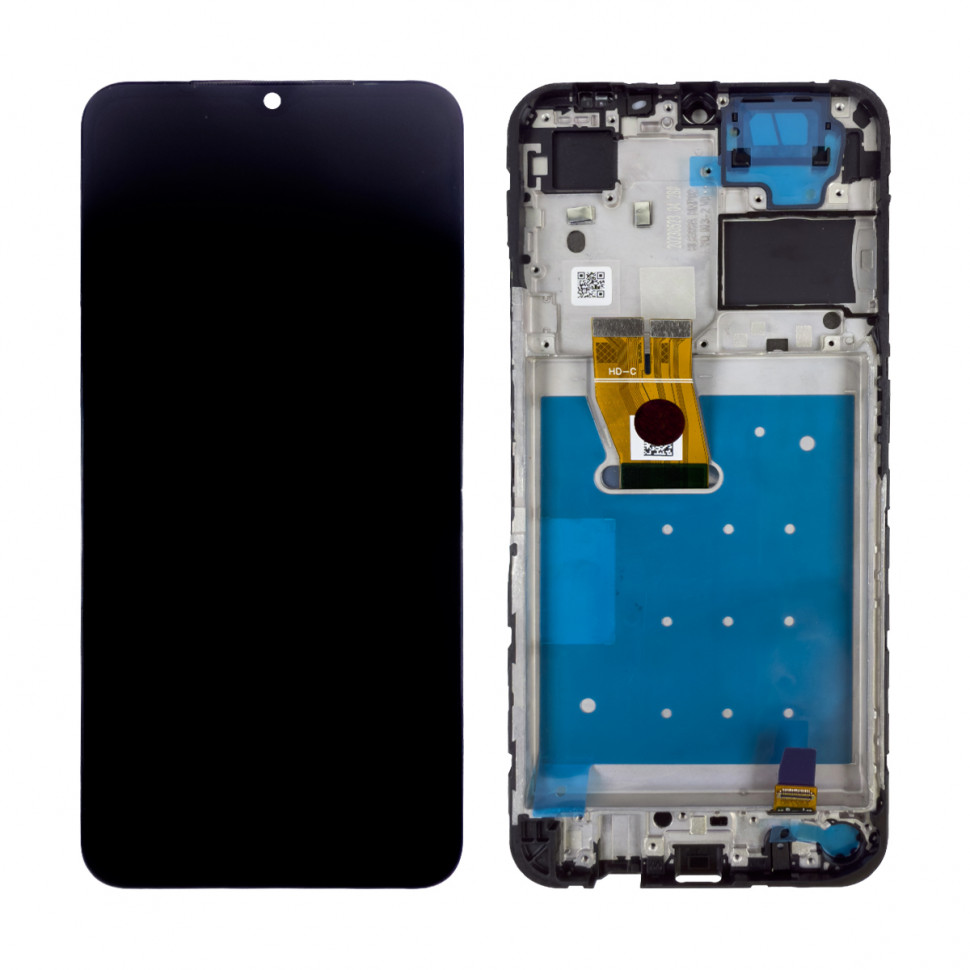 Дисплей с рамкой для Huawei Nova Y61 Черный Оригинал