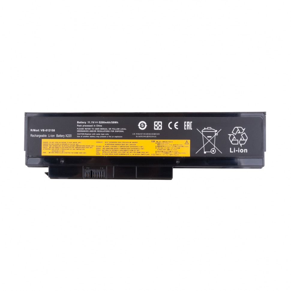 Аккумулятор для ноутбука Lenovo 45N1024 (Thinkpad X220, X220i, X220S, X230, X230) 5300 mAh