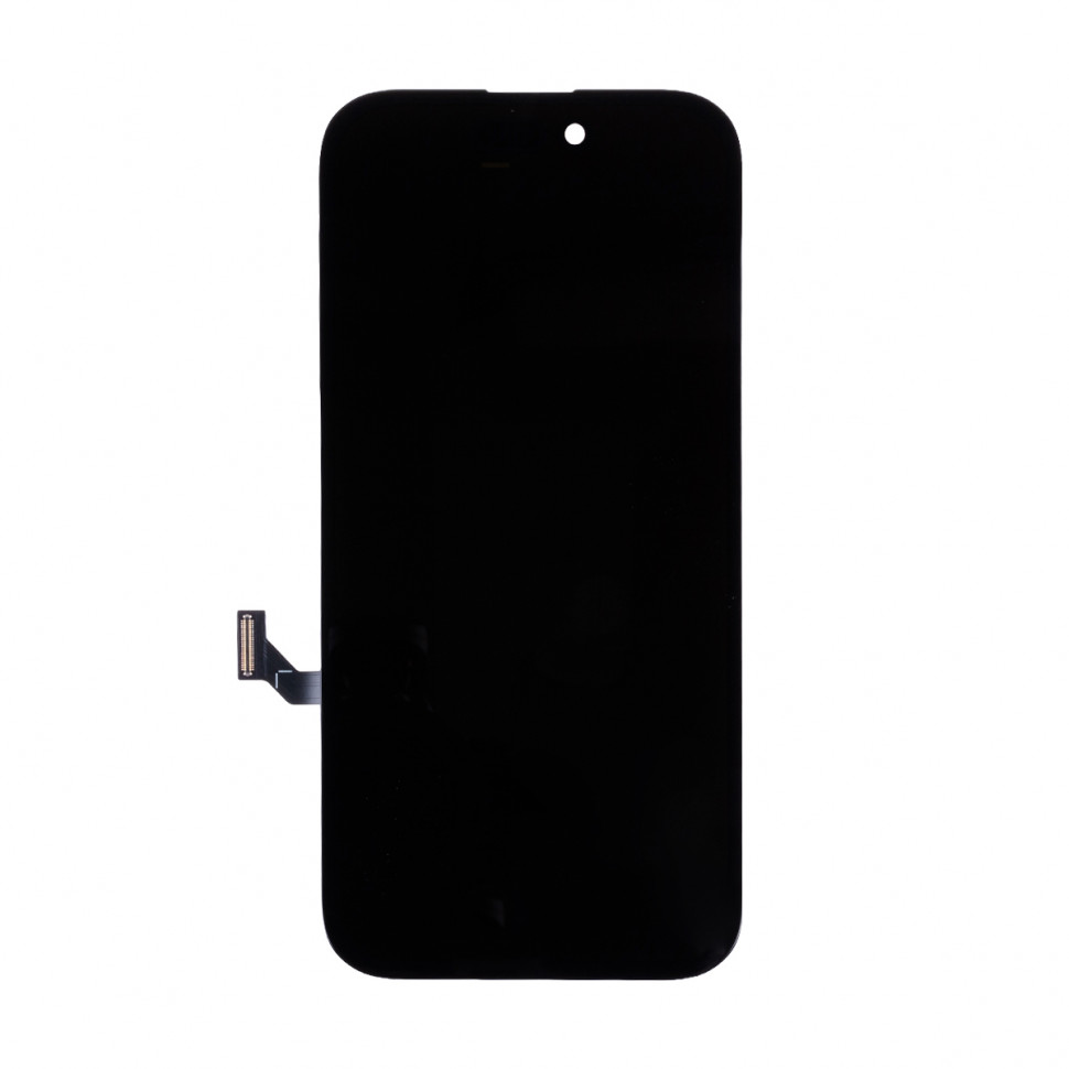 Дисплей для iPhone 15 с тачскрином Черный Hard OLED Стандарт (площадка под IC)
