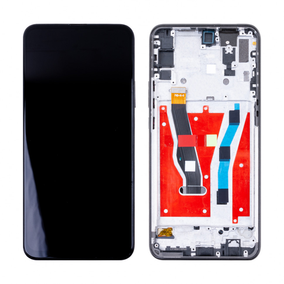Дисплей с рамкой для Huawei P Smart Z/Y9 Prime 2019 Черный Оригинал