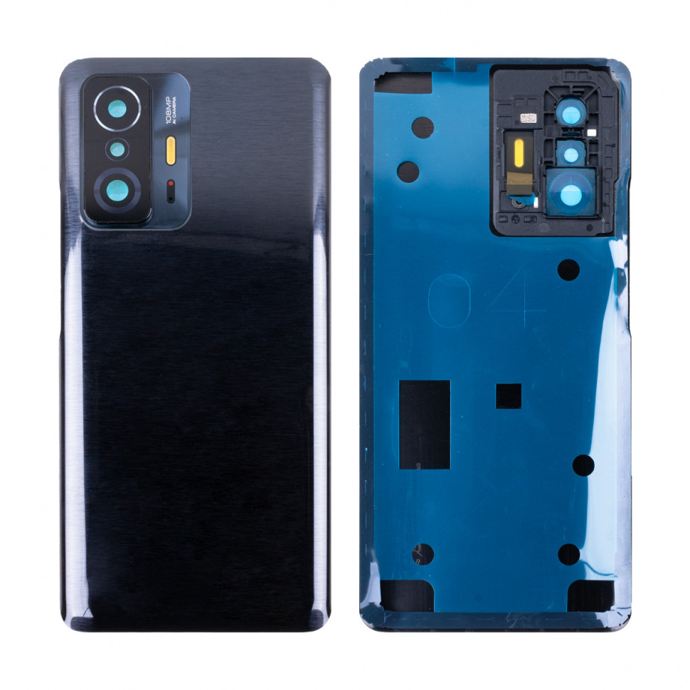 Задняя крышка для Xiaomi 11T/11T Pro Черный - Премиум