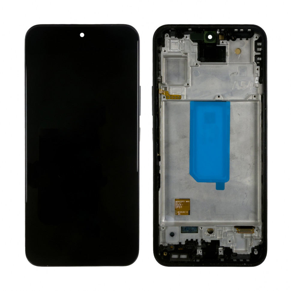 Дисплей с рамкой для Samsung A546E (A54 5G) Черный In-Cell