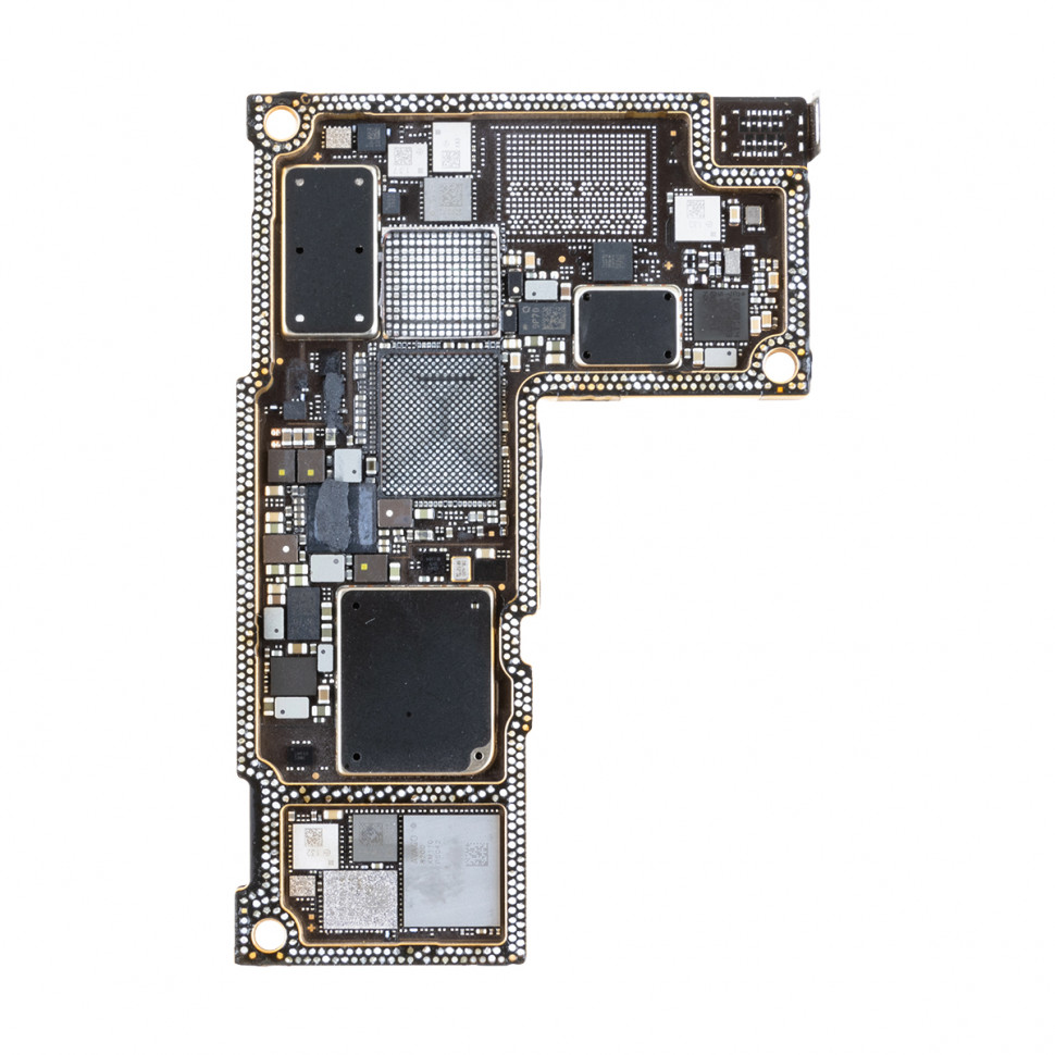 Материнская плата для iPhone 12 Pro Max Sim+E-Sim без микросхем (Нижняя часть)