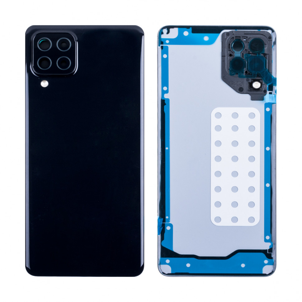 Задняя крышка для Samsung A225F (A22) Черный - Премиум