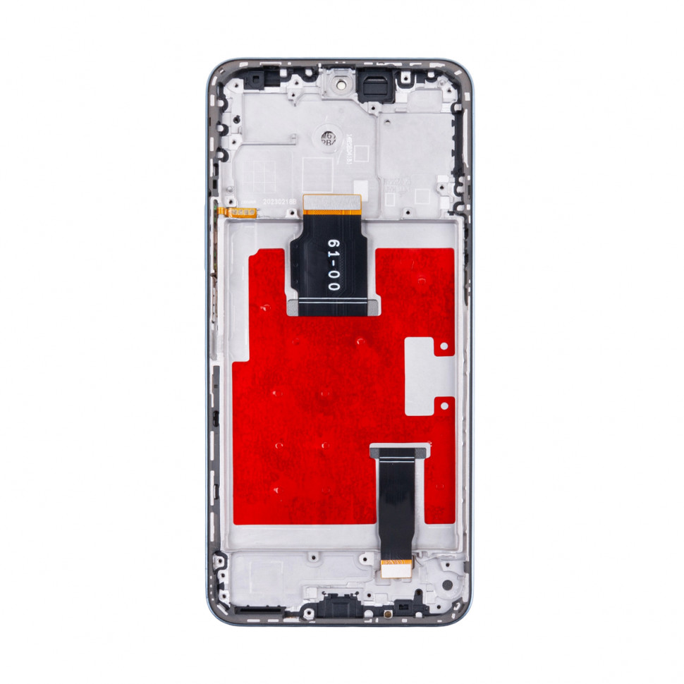 Дисплей с рамкой для Huawei Honor X8a 4G/90 Lite Серебро Оригинал