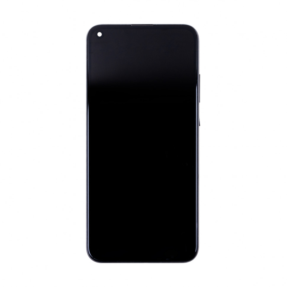 Дисплей с рамкой для Huawei P40 Lite E/Honor 9C Черный Оригинал