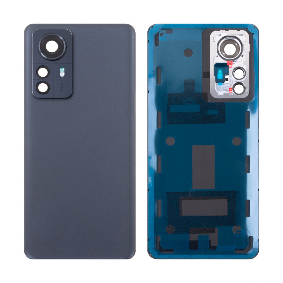 Задняя крышка для Xiaomi 12 Pro Серый - Премиум