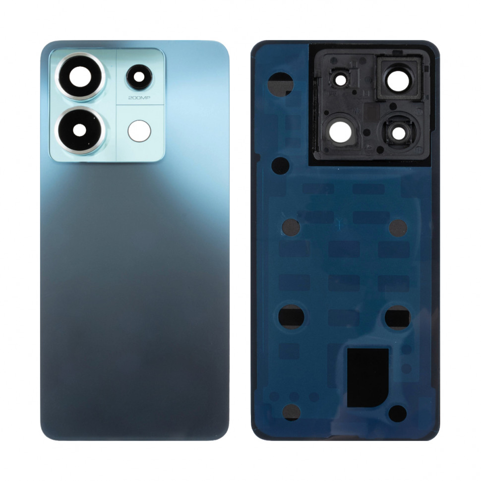Задняя крышка для Xiaomi Redmi Note 13 Pro 5G Голубой - Премиум