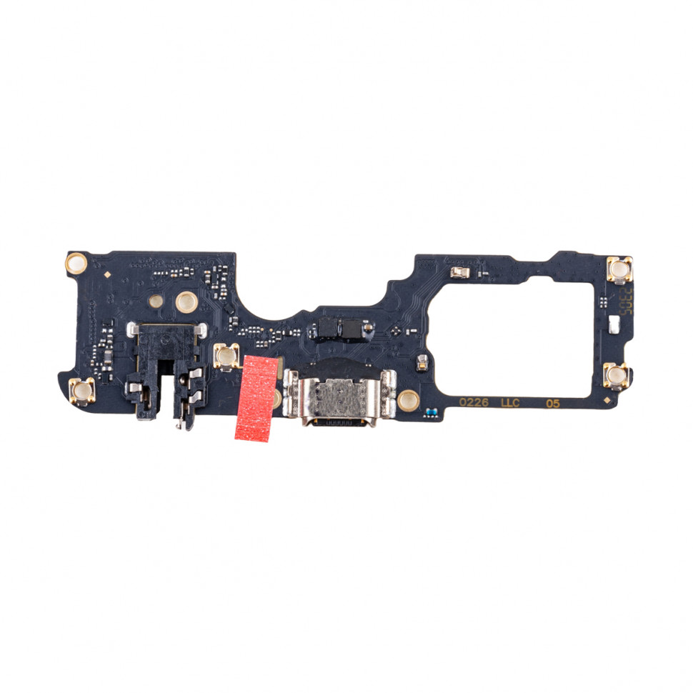 Шлейф для Realme GT Master Edition (RMX3363) плата системный разъем/разъем гарнитуры/микрофон - Премиум