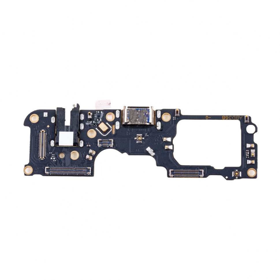 Шлейф для Realme GT Master Edition (RMX3363) плата системный разъем/разъем гарнитуры/микрофон - Премиум