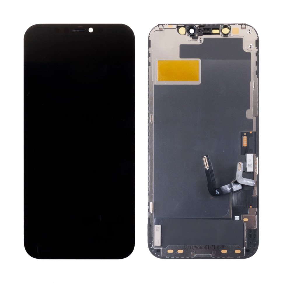 Дисплей для iPhone 12/12 Pro с тачскрином Черный - JCID Hard OLED, Full HD (с верификацией)