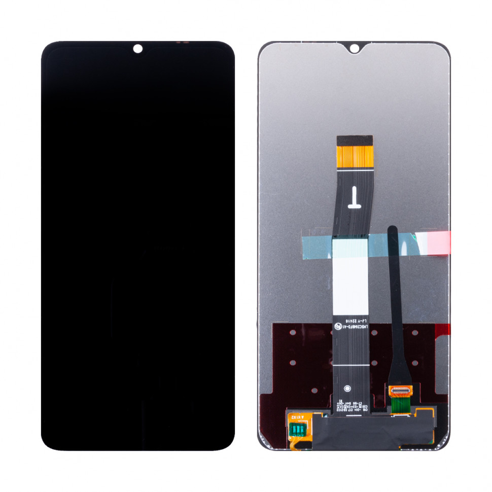 Дисплей для Xiaomi Redmi 12C/Poco C55 с тачскрином Черный Оригинал