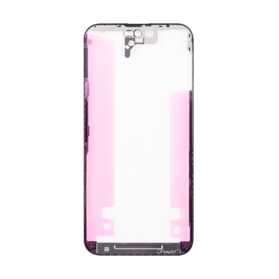 Рамка дисплея для iPhone 14 Pro Max Черный Оригинал (Feaglet)
