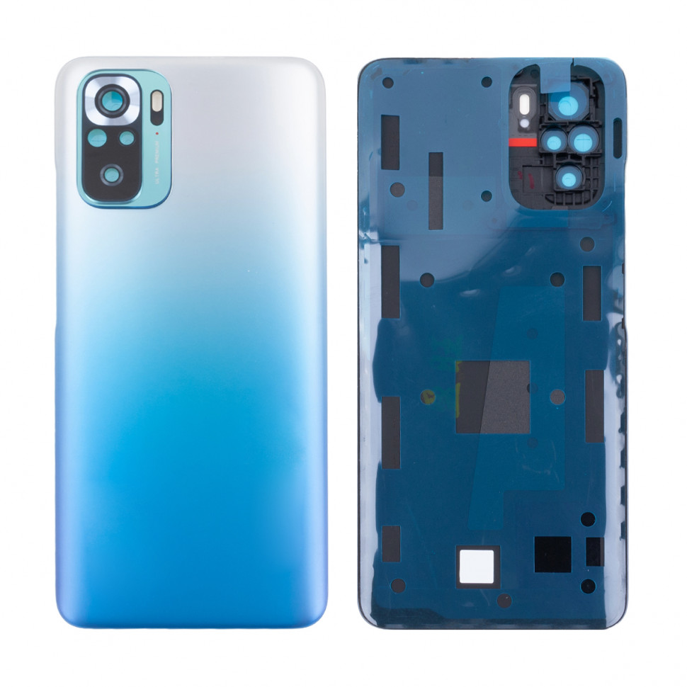 Задняя крышка для Xiaomi Redmi Note 10S Голубой - Премиум
