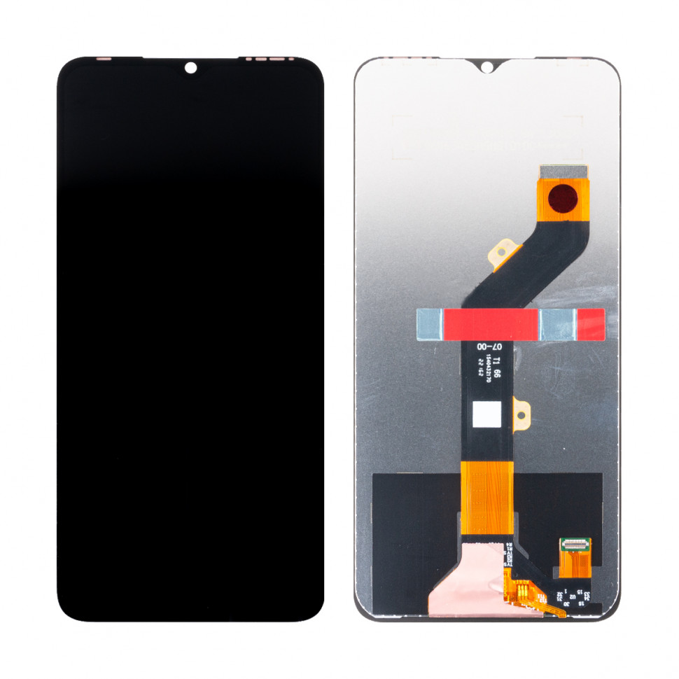 Дисплей для Infinix Smart 6 HD с тачскрином Черный Оригинал