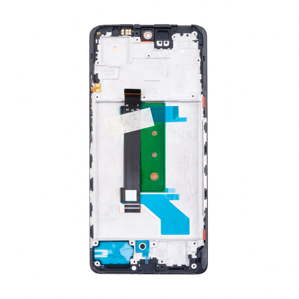 Дисплей с рамкой для Xiaomi Redmi Note 12 Pro+ Черный Оригинал (SP)